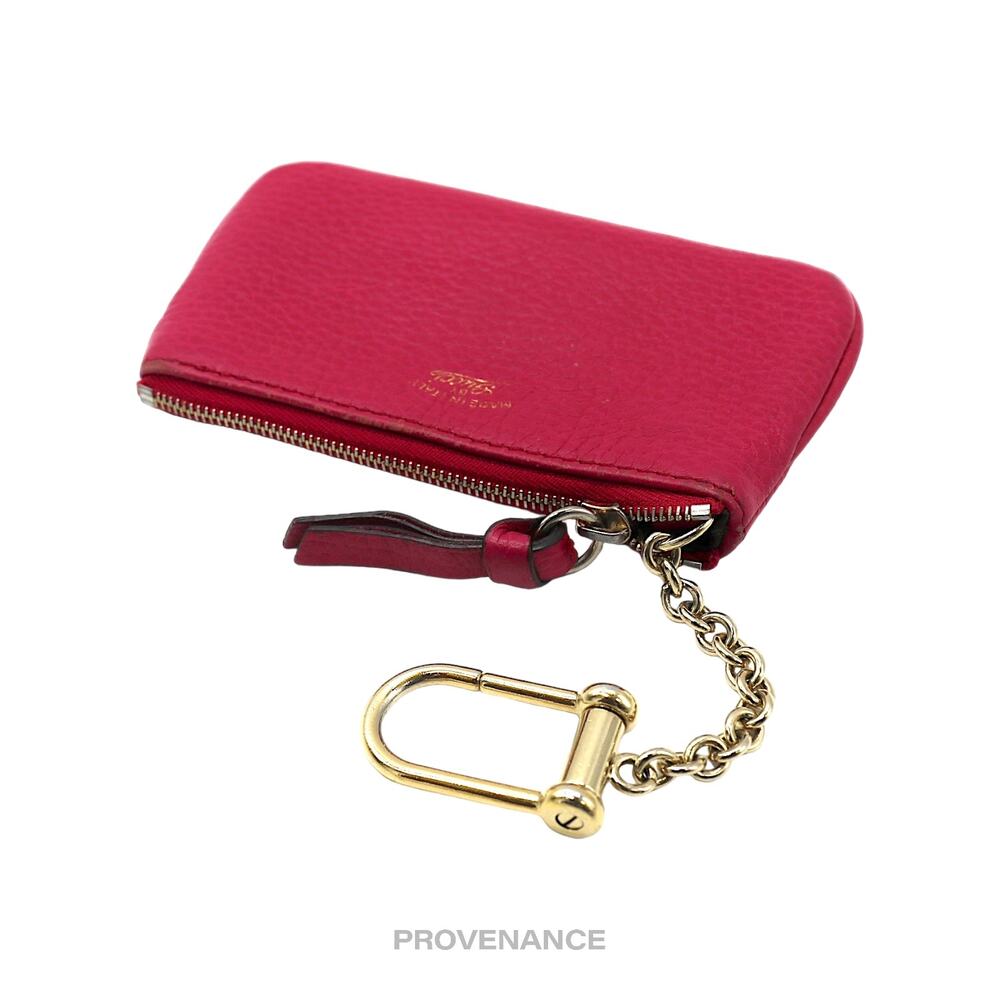 🔴 Gucci MII Key Pouch Cles - Pink Tumbled Leather - Picture 4 of 8